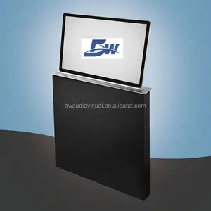 BW inteligente ascensor motorizado con 18,5 "pantalla Full HD/Pop retráctil Monitor en reunión