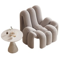 Chaise araignée style nordique, nouvelle tendance, vente chaude, mobilier moderne pour hôtel, maison, chambre à coucher, salon, détente, tissu, salon