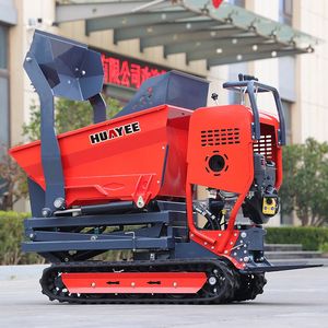 HY-A05 Mini camion hydraulique chenillé Dumper recruter Agent pas cher petit transporteur sur chenilles usine directement vente Mini Dumpers - Product Image 6
