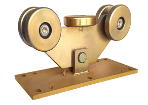 <span class=keywords><strong>Roue</strong></span> de portail à cantilever galvanisée blanche de style européen, <span class=keywords><strong>roue</strong></span> de portail coulissant à cantilever - Product Image 6