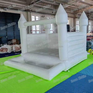 Đám cưới Bouncer trắng hồng <span class=keywords><strong>Inflatable</strong></span> nhà bị trả lại với bóng Pit hồ bơi <span class=keywords><strong>Inflatable</strong></span> lâu đài bouncy - Product Image 3