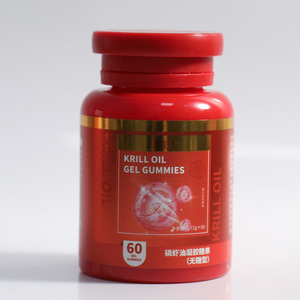 Huile de krill avec astaxanthine en gélules molles, complément d'oméga-3 EPA <span class=keywords><strong>DHA</strong></span>, améliore la mémoire et le sommeil, gélules molles d'huile de krill - Product Image 1