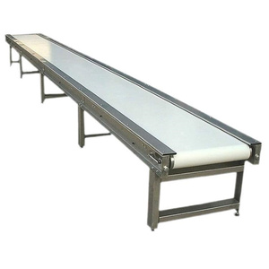 Voedselveilige, op maat gemaakte, duurzame en antistatische PU/PVC-band, recht/hoge helling, snelheids- en hoogteverstelbare transportband - Product Image 3