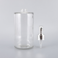 Flacon en verre vide de 700 ml au design populaire pour crème de soin de la peau, usage domestique pour désinfectant pour les mains, lait corporel, sous-emballage