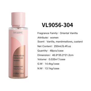 工厂自有品牌250毫升V.LOVE女装香水东方香草身体香水喷雾香水身体喷雾现货OEM & ODM - Product Image 4