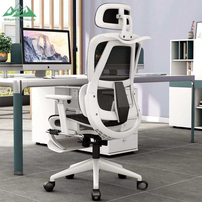 Retractable Chair Computer Wayon Ergonomic High Back Computer Task Chair With Headrest and ...