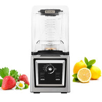 Licuadora Comercial de Alta Potencia a Precio de Fábrica para Uso en Hoteles, Multifuncional, para Hacer Smoothies, 5+ Velocidades, Trituradora de Hielo, de Alta Resistencia