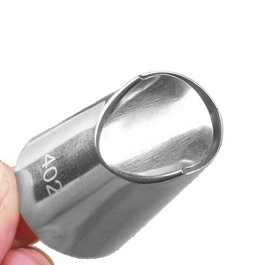 Tulip And Dahlia Piping Tip 402 Stainless Steel Medium Size For Butter Piping Cake Decorating - Product Image 5