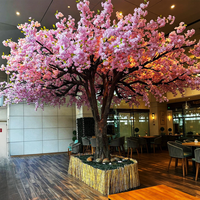 Arbres artificiels KH, cerisier en fleurs rose Sakura pour la décoration d'entreprises horticoles et de restaurants