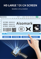 Imprimante jet d'encre portable Aisomark à séchage rapide pour codes QR et dates d'expiration