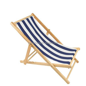 Chaise de plage pliante portable en <span class=keywords><strong>bois</strong></span> au design moderne pour les loisirs de plein air dans le parc, la villa ou la cour, vente en gros de transats pour enfants - Product Image 4