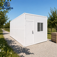 Maisons préfabriquées modernes en conteneurs, maisons modulaires préfabriquées, maisonnette portable, assemblage rapide, maison en conteneur pliable