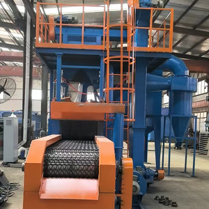 1000mm bốn bánh xe nổ lưới băng tải bắn nổ máy làm sạch - Product Image 1