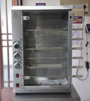 CHUANGYU Rôtissoire Commerciale à Gaz, Grande Capacité, pour Poulet de Restaurant, Four à Rôtir BBQ