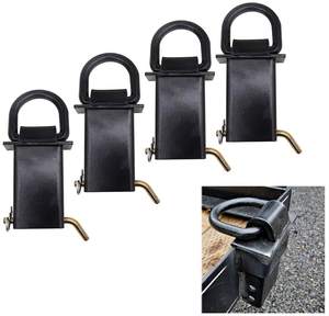 <span class=keywords><strong>Enganche</strong></span> de bolsillo extraíble de alta resistencia, 16200 libras, receptor d-ring, apto para remolques de utilidad y camas planas, equipado - Product Image 6