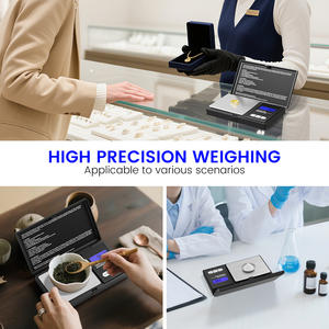 Changxie 100g 500g 0.1g 0.01g dijital tartı cep boyutu mücevher Lab dengeler küçük Mini dijital cep ölçeği - Product Image 6