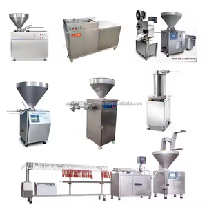 Prácticas máquinas de llenado de salchichas y embutidoras de salchichas con cortadora doble automática - Product Image 2