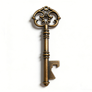 Vintage Custom Key Shape <strong>Keychains</strong> Retro Key Chains Customized Metal Bottle Opener Wholesale Souvenir Gifts - Product Image 4