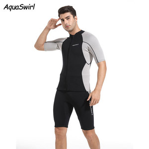 SIFU Muta Subacquea Monopezzo 2mm di Alta Qualità, Set da 2 Pezzi, Uomo/<span class=keywords><strong>Donna</strong></span>, Manica Corta, Stile <span class=keywords><strong>Pantaloncino</strong></span>, in Neoprene ad Asciugatura Rapida per Immersioni e Snorkeling - Product Image 4