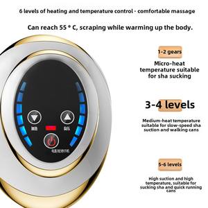 Elektrisches Haushaltsmassagegerät für den ganzen Körper, universelles Meridian-Bürsten-Schröpfgerät, Saug- und Schabegerät – Qualitätsmassage - Product Image 4
