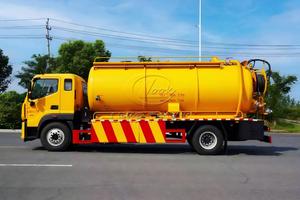 FOTON 4x2 Sewage Dredging Truck 15CBM Tank, LHD/RHD Selectable, Realize Combined Sewer Cleaning And <b>Sludge</b> Suction Operation - Product Image 4