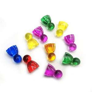 Wholesale 23Mm Translucent Acrylic Cartoon Figure Children Toy Pieces Board for <b>Card</b> Ludo Game - Product Image 4