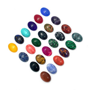 Pierre précieuse d'améthyste naturelle, 18x25mm, cabochon ovale en quartz rose, agate pour la fabrication <span class=keywords><strong>de</strong></span> bijoux, livraison gratuite - Product Image 5