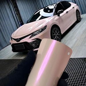 Pellicola per Auto PET di Lusso Autoriparante Antigraffio Rosa Sognante Ultra-Opaca Perlescente per Vari Modelli di Auto - Product Image 6