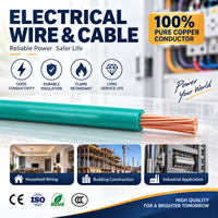Fil électrique isolé en PVC de haute qualité, ignifuge, BV, pour la construction domestique, conducteur en cuivre pur