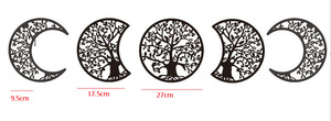 Boho Wood Black Tree Of Life Wall Decoration Art Sticker appeso per soggiorno camera <span class=keywords><strong>da</strong></span> letto - Product Image 3