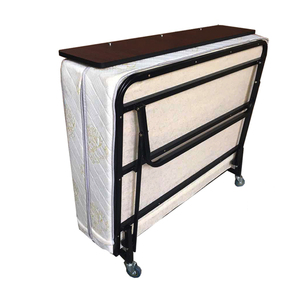 سرير معدني قابل للطي خفيف الوزن ومحمول عالي الجودة مع مرتبة، رائج في الفنادق وبسعر مناسب - Product Image 2