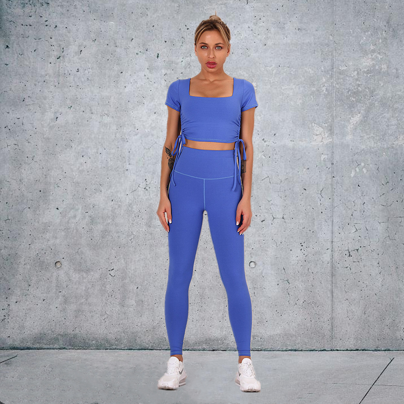 Hot Sale Yoga Set 7 colors Fashion Modern Breathable Workout Clothing Women Active Wear  hygroscopic  Popular