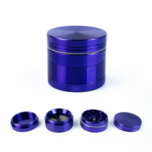 Hot Selling 40/50/55/63MM 4-Layer <b>Herb</b> Smoke <b>Grinder</b> Classic Aluminum Metal Popular Tobacco <b>Grinder</b> - Product Image 1