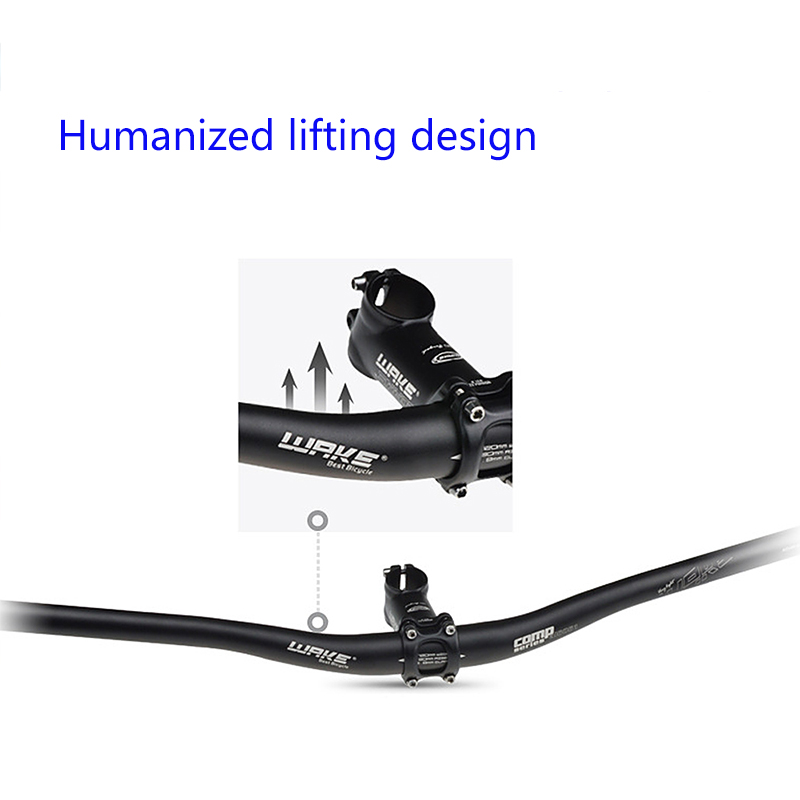 WAKE Bicycle Handlebar 31.8mm Aluminum Alloy MTB Handlebar 620/700/720/780mm Bike Riser/Flat Bar Colorful Cycling Handle Bar