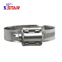 Collier de serrage à vis sans fin en acier inoxydable robuste pour radiateurs automobiles, flexibles de refroidissement et de chauffage, et prises d'air