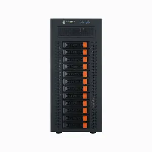 12-drive Tower Storage Server With Multiple Expansion Support For EATX Motherboard Hot-swappable Chassis