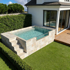 Cascada para piscina, piscina para patio trasero, piscina en oferta, precios de piscinas, precio de kit de piscina, piscina - Product Image 1