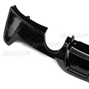 Difusor de Parachoques Trasero Negro Brillante, Protector de Salida de Escape, Alerón para BMW Serie 4 F32 F33 F36 2014-2019 M Sport - Product Image 5