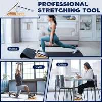 Planche d'étirement en bois Planche inclinée empilable réglable Squat Wedge réglable Équipement d'exercice et de fitness