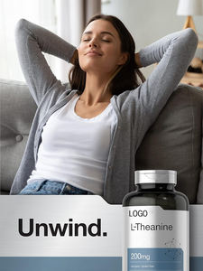 Bổ sung caffeine não viên nang L-theanine cho tâm trạng chăm sóc giấc ngủ L-theanine Vitamin D3 B12 B6 bạc hà không đường Melatonin 5-htp - Product Image 5