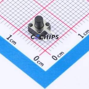TP11312655 Tactile Switch Through hole Component (THT) Switch Single Pole Single Throw Round Button 2.6N Through Hole - Product Image 1