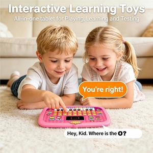 Tableta <span class=keywords><strong>de</strong></span> aprendizaje <span class=keywords><strong>de</strong></span> inglés <span class=keywords><strong>para</strong></span> niños <span class=keywords><strong>en</strong></span> edad preescolar, juguete con pantalla LED, máquina <span class=keywords><strong>de</strong></span> aprendizaje tipo iPad, tableta interactiva multifunción, juguete educativo. - Product Image 5