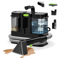 Aspirateur vapeur électrique portable pour la maison, avec réservoir d'eau amovible, pour tapis et canapés
