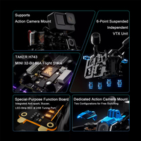 Cinebot35 O4 Pro FPV Cinewhoop, Cuadricóptero de 3.5 Pulgadas, O4 Pro VTX, Amortiguación de Impactos de Seis Puntos para una Filmación Cinematográfica Fluida