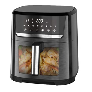 Friteuse à air numérique tactile en acier inoxydable 8L avec double panier de cuisson - Product Image 3