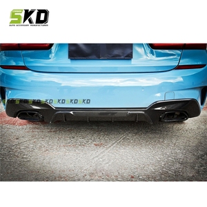 Cá Mập Năng Động Phía Sau Bumper Lip Khuếch Tán Cho BMW 3 Series G20 2020-On MP Phong Cách Khô Sợi Carbon Cho G20 Phía Sau Khuếch Tán - Product Image 6