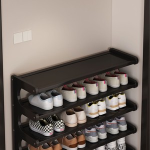 Simple <b>shoe</b> <b>rack</b>, multi-layer, small, narrow <b>storage</b> <b>rack</b> for your front door, sturdy, durable, dustproof, and for storing - Product Image 4