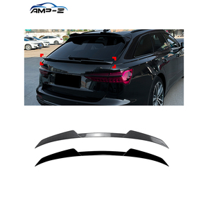 Spoiler centrale posteriore nero lucido materiale AMP-Z A6 ABS per A6 C8 Avant <span class=keywords><strong>Allroad</strong></span> <span class=keywords><strong>2019</strong></span>-2024 accessori auto - Product Image 1
