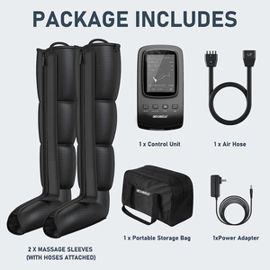 CINCOM Luftkompressions-Erholungsstiefel mit 3 Massagemodi, Einstellbarer Intensität und Zeitsteuerung für Athleten bei Muskelkater und Schmerzen - Product Image 6