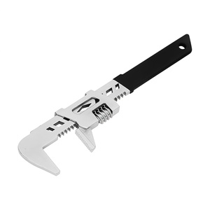 Llave Tipo F Multifuncional, Llave Ajustable de Ángulo Recto, Llave de Boca Ancha con Mordaza Dentada para Uso Industrial - Product Image 2